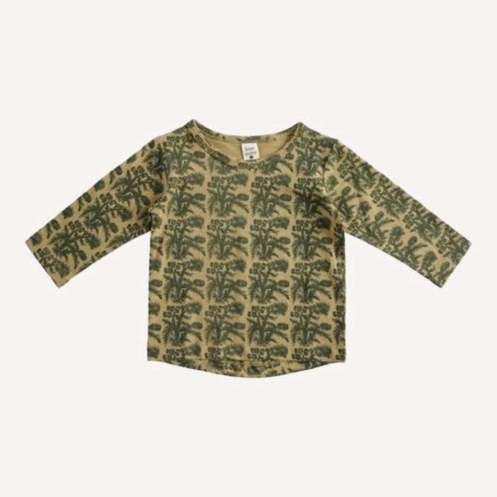 Kate Quinn Long Sleeve Thistle Green Shirt Organic Cotton 6Y 2021 Vintage